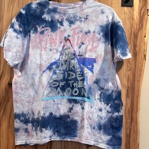 Pink Floyd Kids Tie-Dye Tee - Blue, Pink & Purple